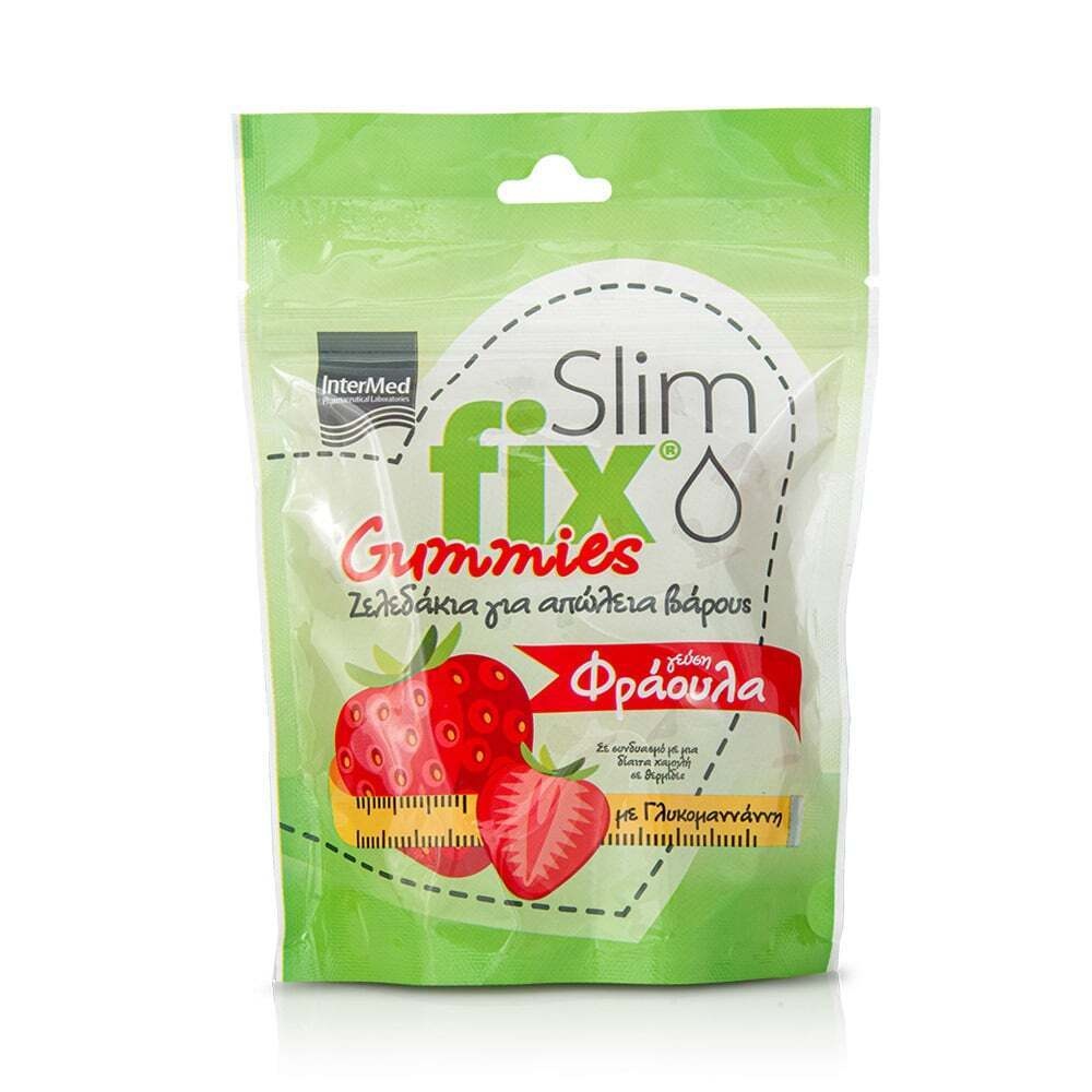 INTERMED - SLIM FIX Gummies με Γεύση Φράουλα - 42gummies