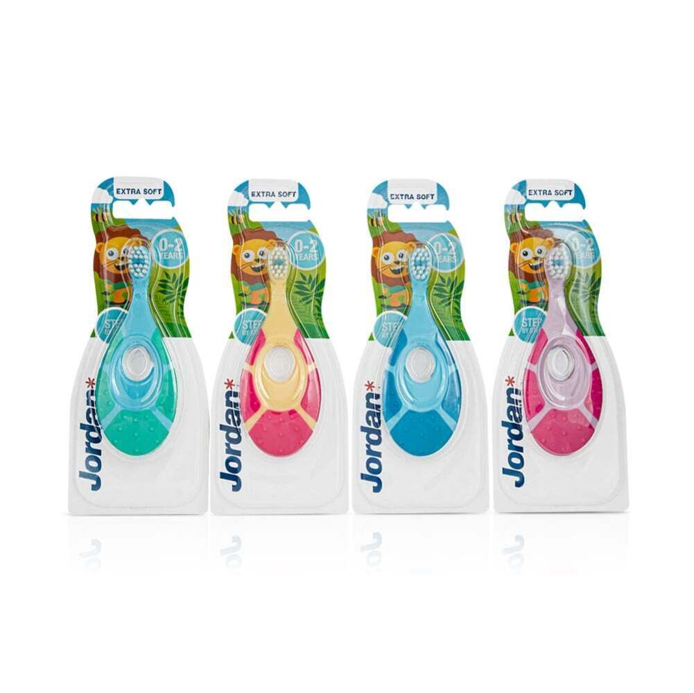 JORDAN - STEP BY STEP Oδοντόβουρτσα Extra Soft 0-2years