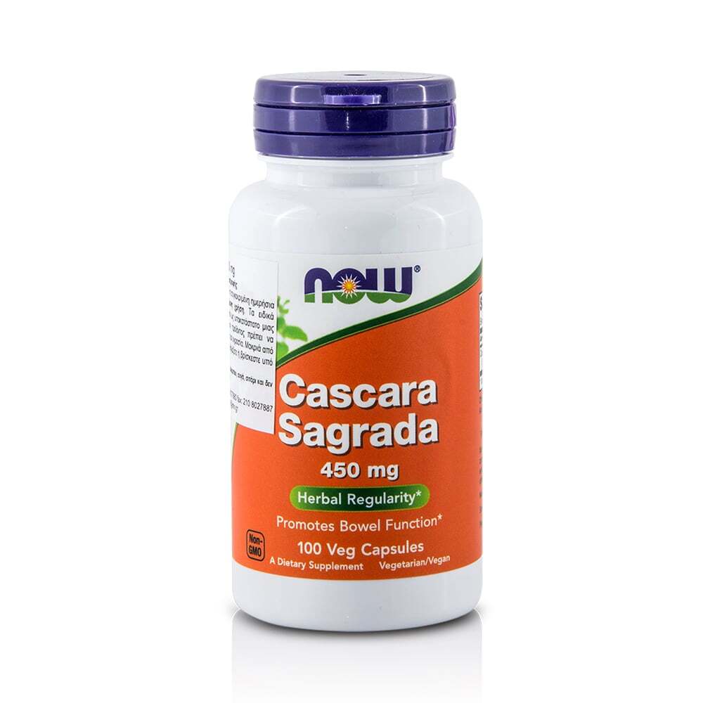 NOW - Cascara Sagrada 450mg - 100caps