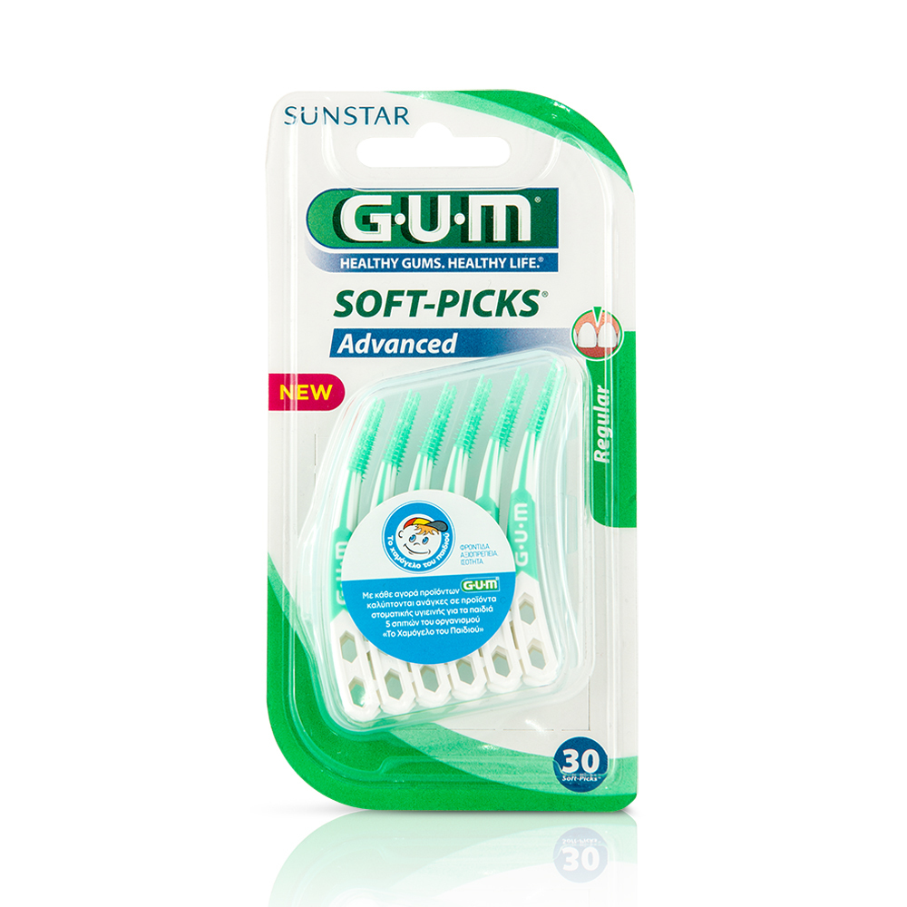 GUM - Soft Picks Advanced 650 Regular - 30pics