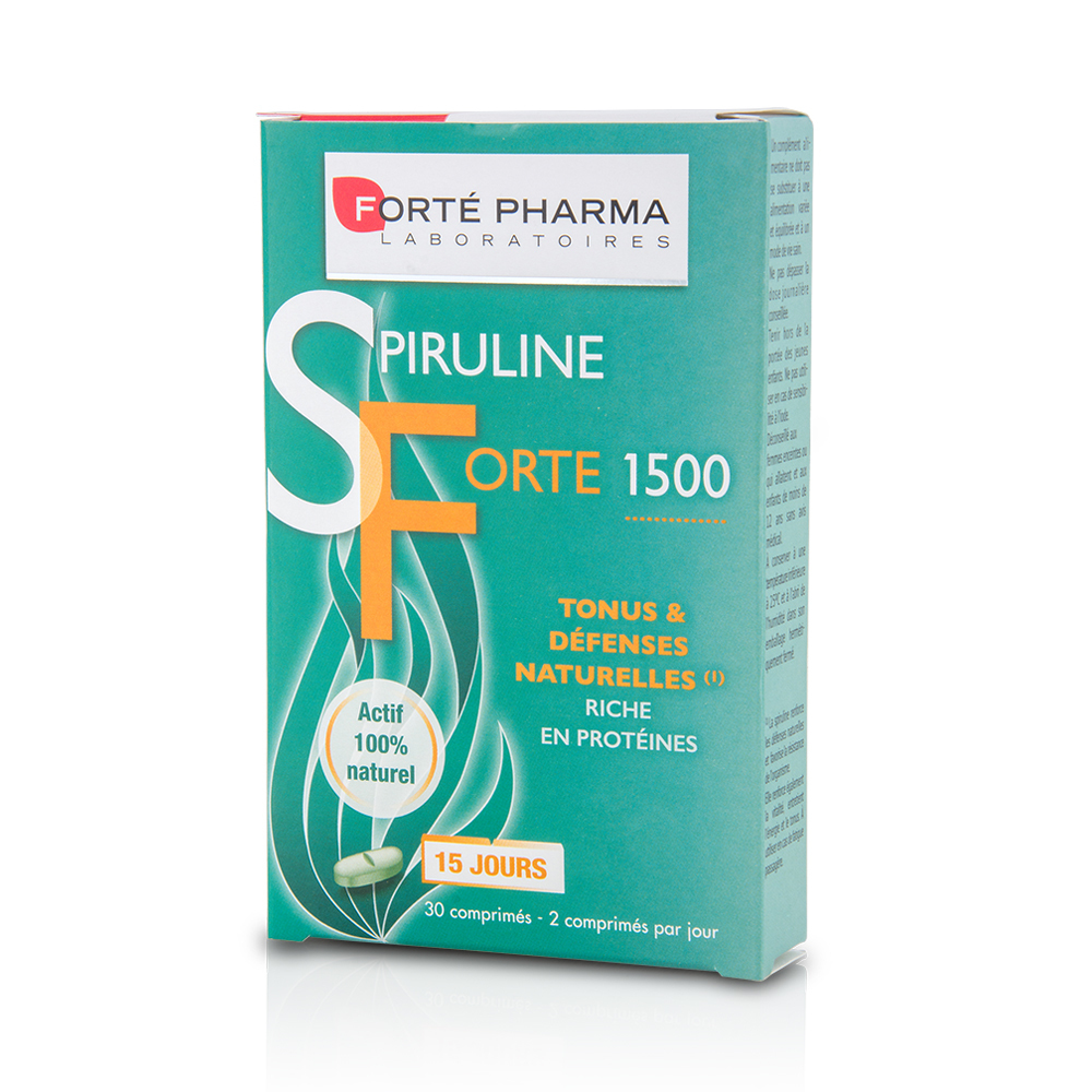 FORTE PHARMA - Spiruline Forte 1500mg - 30tabs