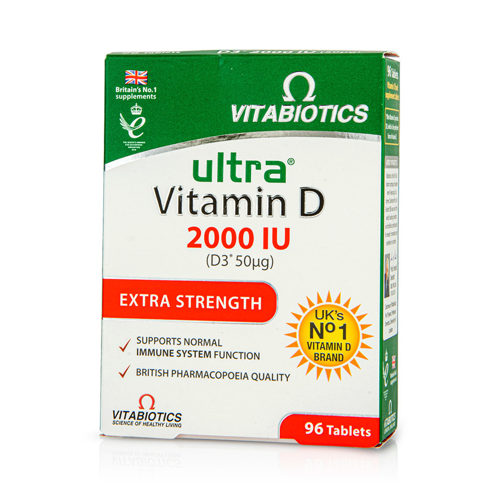 VITABIOTICS - Ultra Vitamin D (D3 2000IU) - 96tabs