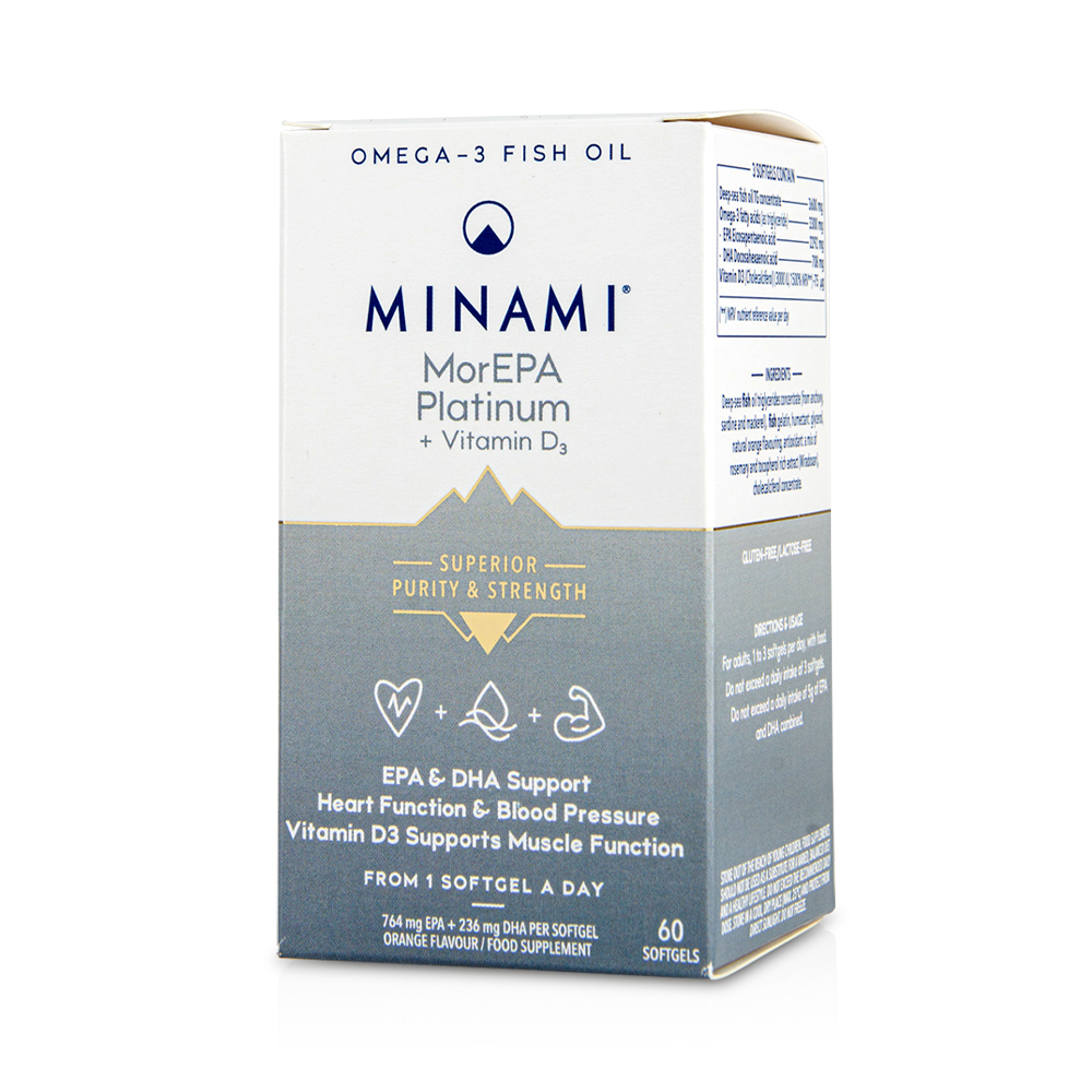 MINAMI MorEPA Platinum Smart Fats 90 Supercritical Omega3 Fish Oil
