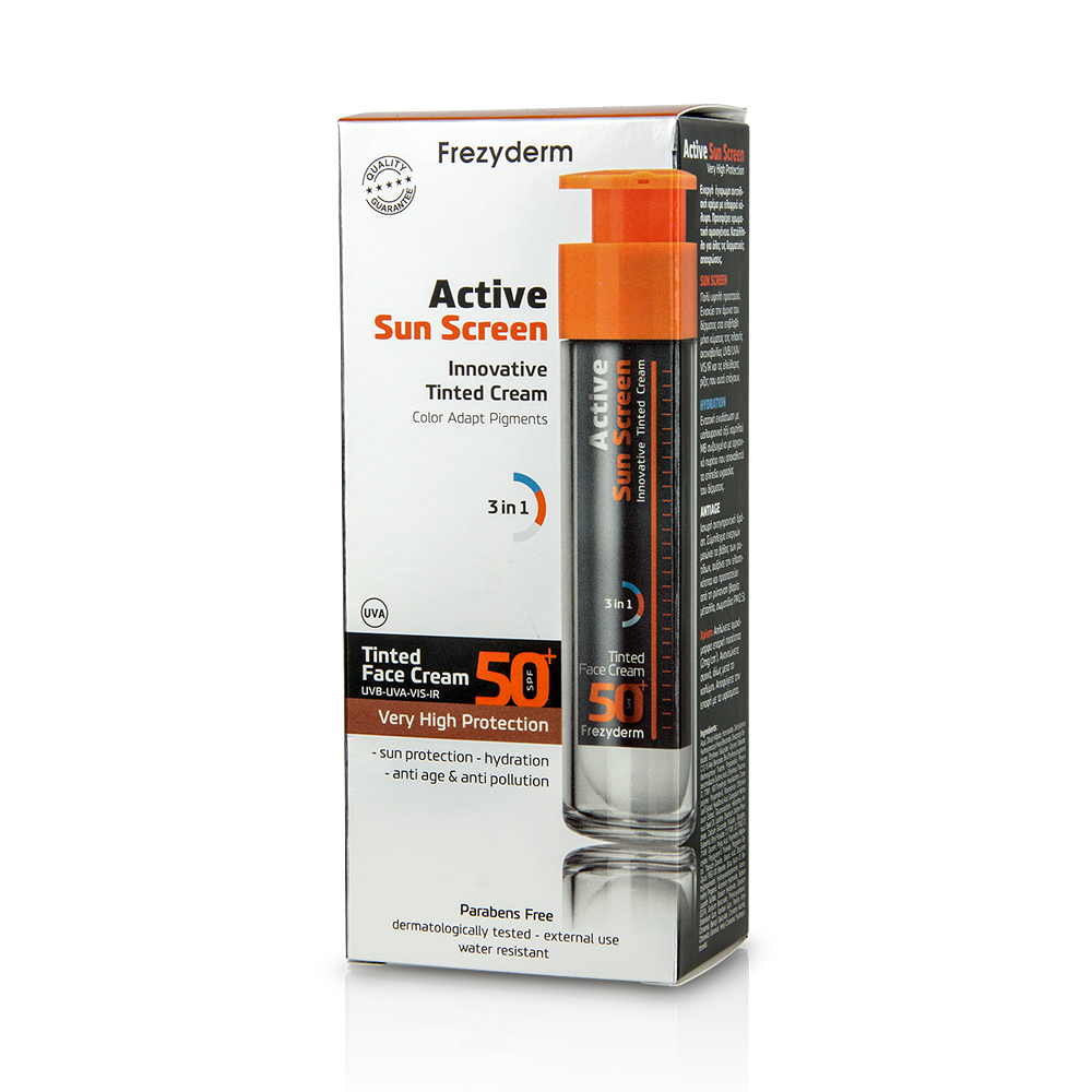 FREZYDERM - ACTIVE Sun Screen Tinted Face Cream SPF50+ - 50ml