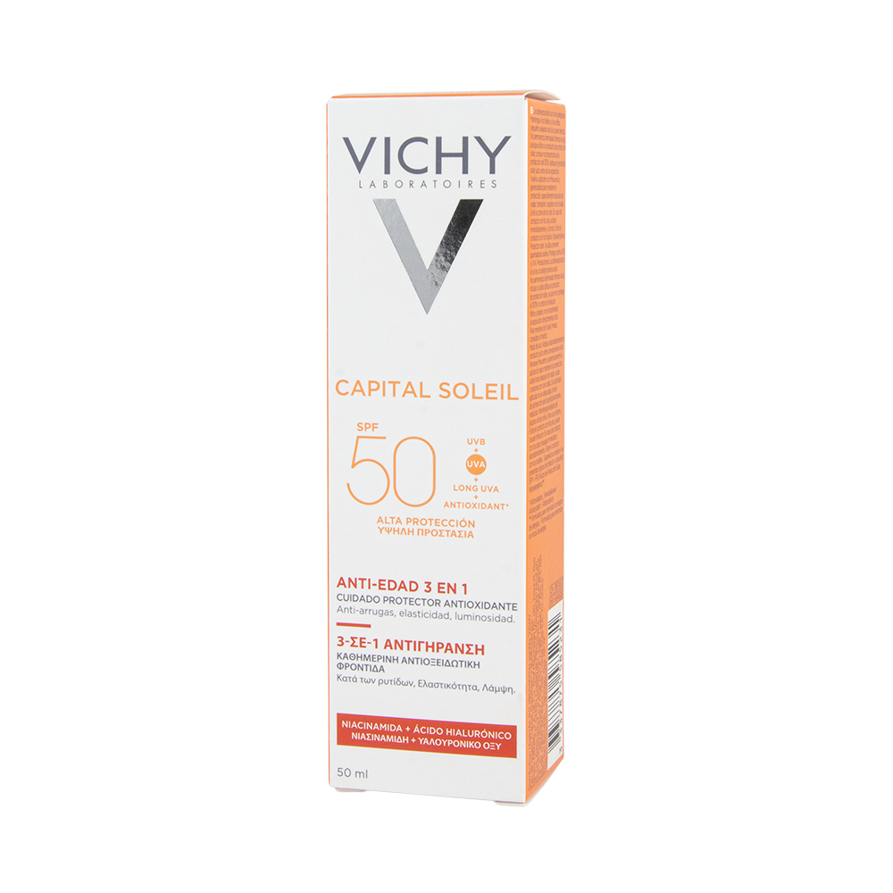 VICHY - CAPITAL SOLEIL Anti-Age 3-in-1 SPF50 - 50ml