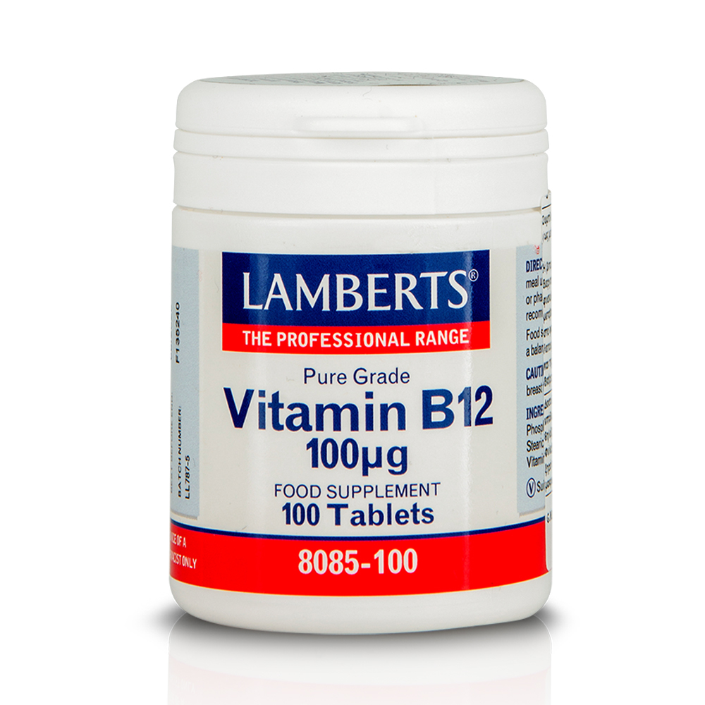 LAMBERTS - Vitamin B12 100μg - 100tabs