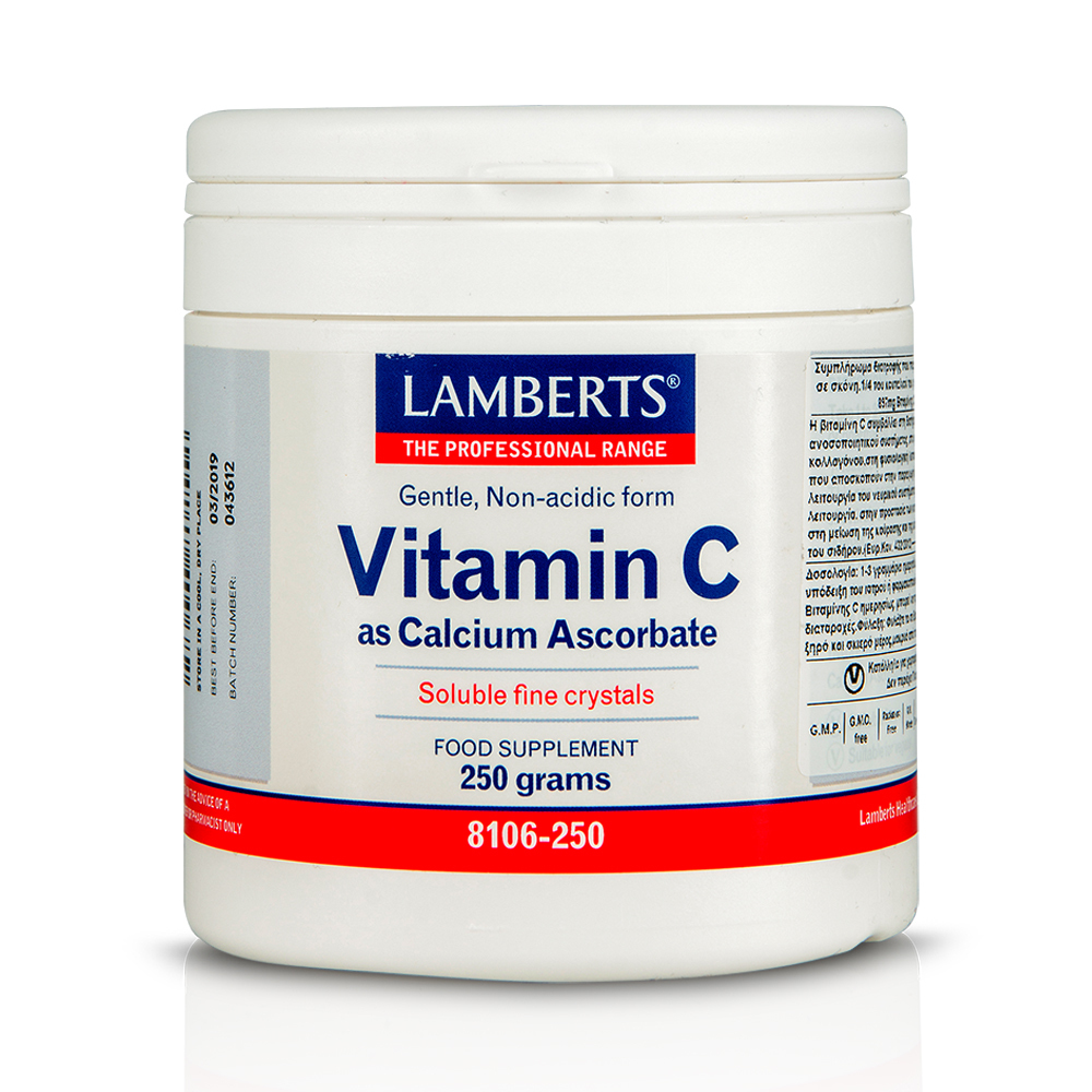 LAMBERTS - Vitamin C as Calcium Ascorbate - 250gr