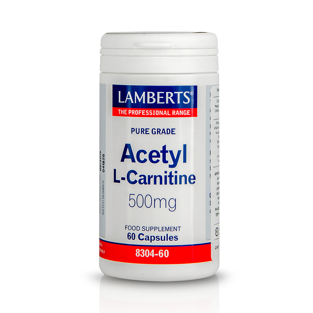 LAMBERTS - Acetyl L-Carnitine 500mg - 60caps