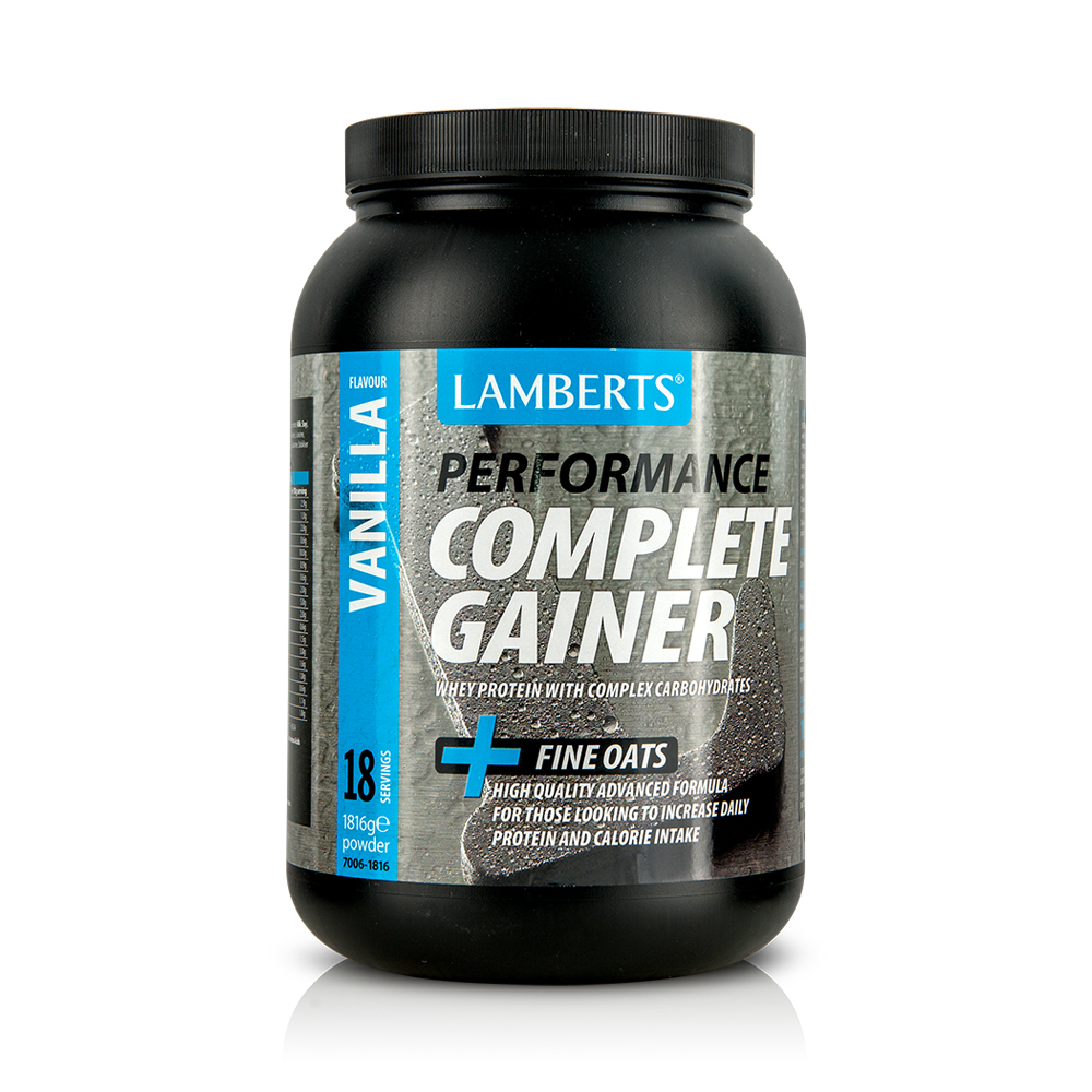 LAMBERTS - PERFORMANCE Complete Gainer + Fine Oats (Vanilla Flavour) - 1816gr