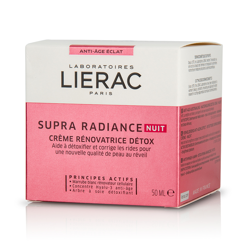 LIERAC - SUPRA RADIANCE Creme Renovatrice Detox Nuit - 50ml
