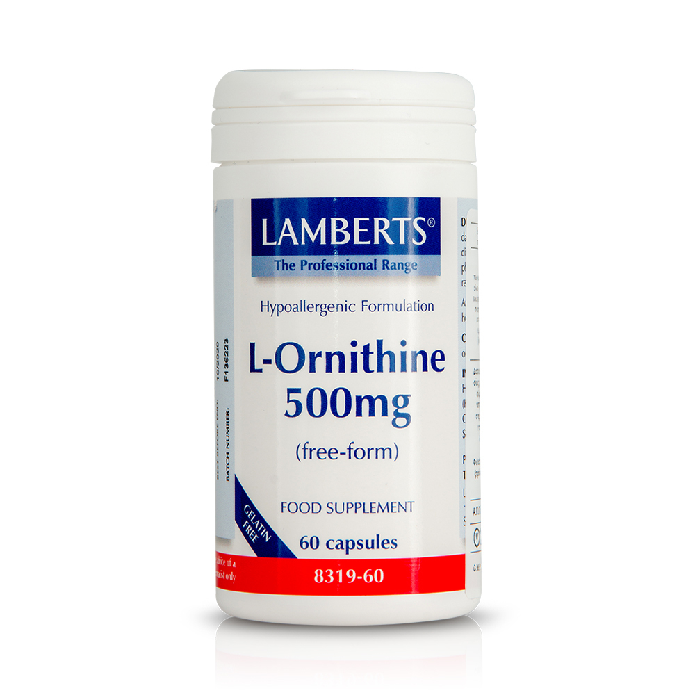 LAMBERTS - L-Ornithine 500mg - 60caps