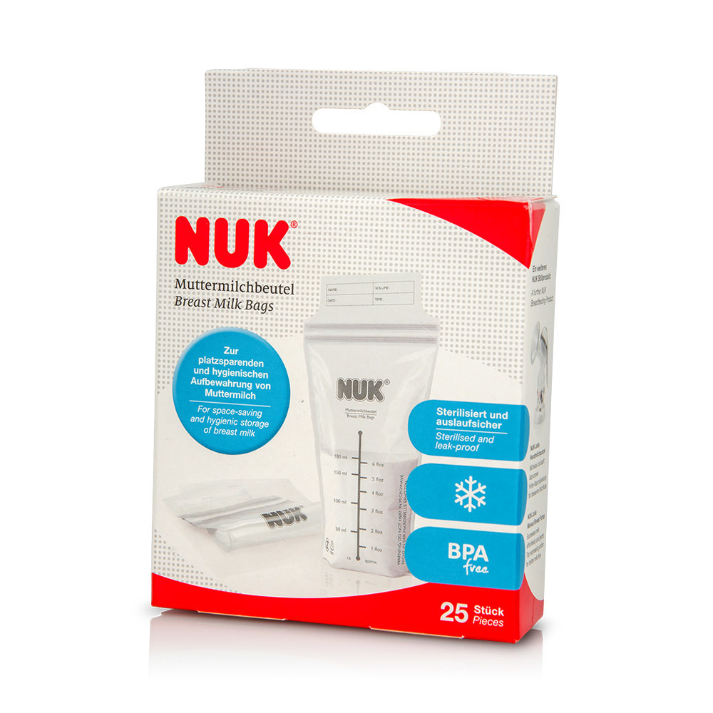 NUK - Σακουλάκια φύλαξης μητρικού γάλακτος - 25τεμ.
