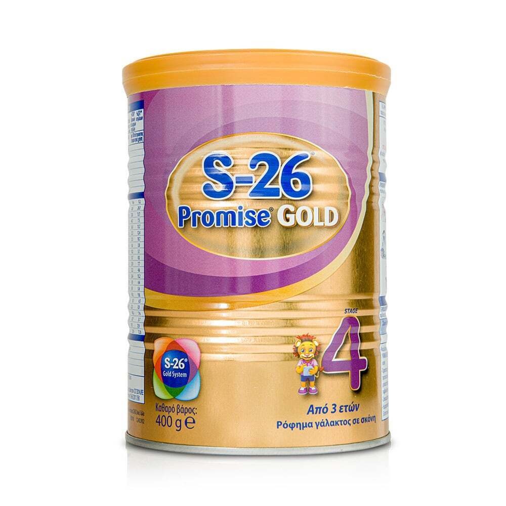 S-26 - Promise GOLD No4 Ρόφημα Γάλακτος σε σκόνη από 3 ετών - 400gr