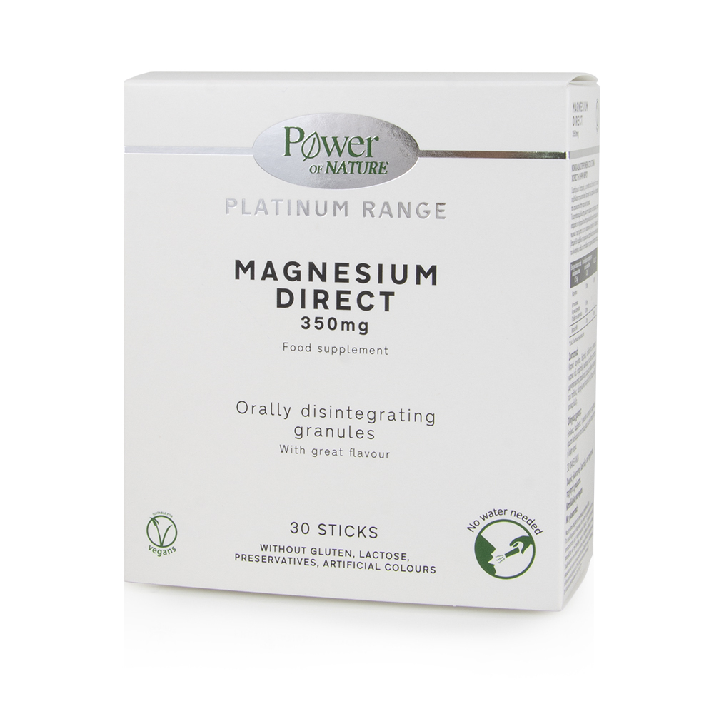 POWER HEALTH - POWER OF NATURE PLATINUM RANGE Magnesium Direct 350mg - 30sticks
