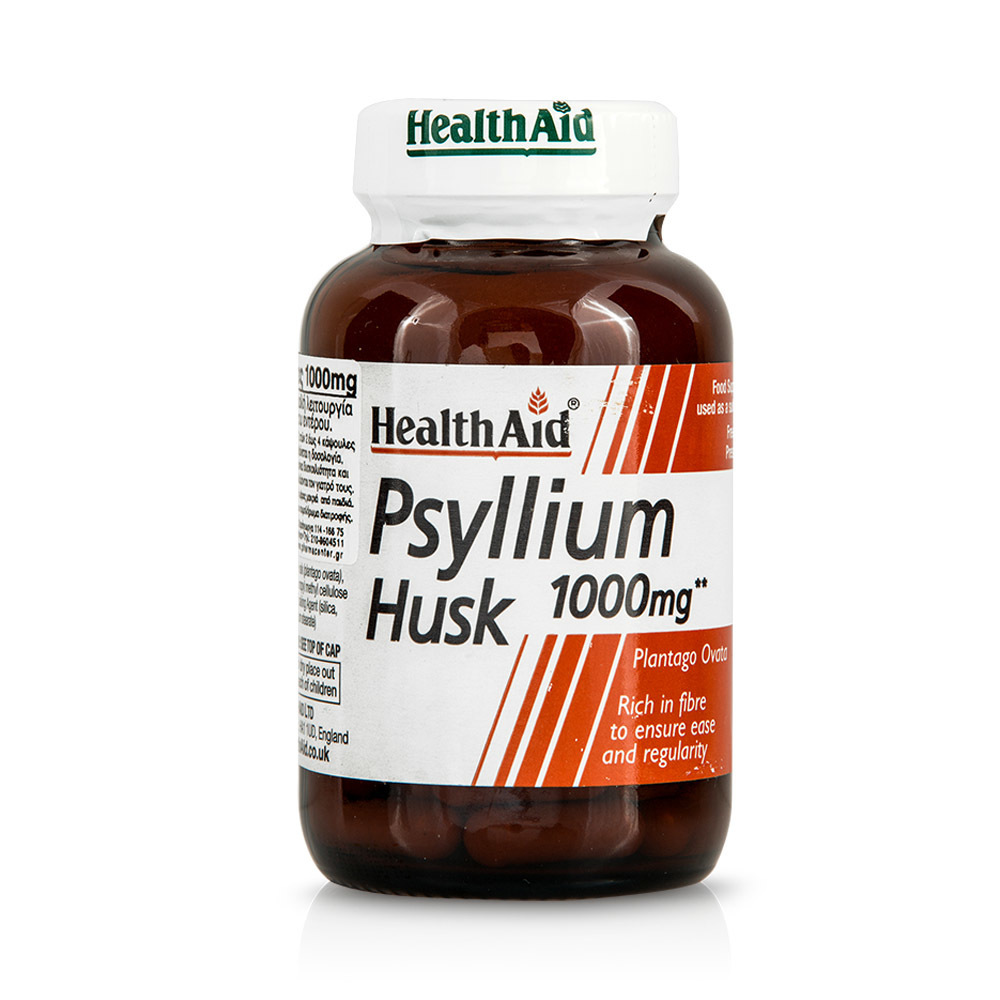 HEALTH AID -  Psyllium Husk 1000mg - 60caps