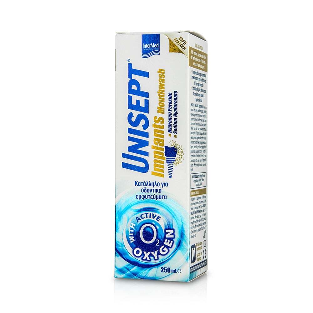 UNISEPT - IMPLANTS Mouthwash - 250ml