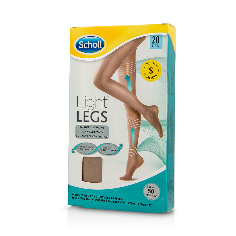 SCHOLL - LIGHT LEGS Καλσόν Διαβαθμισμένης Συμπίεσης 20Den Beige S
