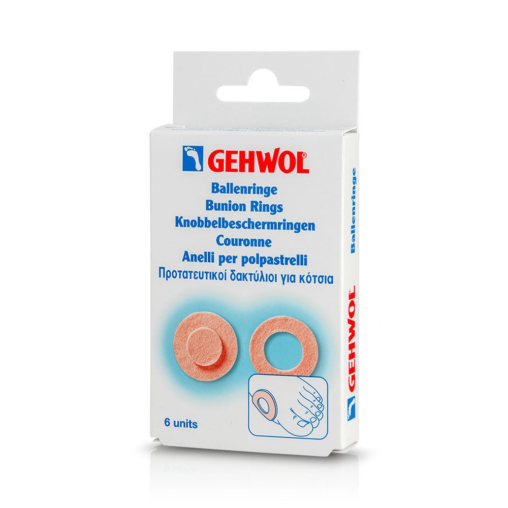 GEHWOL - Προστατευτικοί Δακτύλιοι για κότσια - 6τεμ.