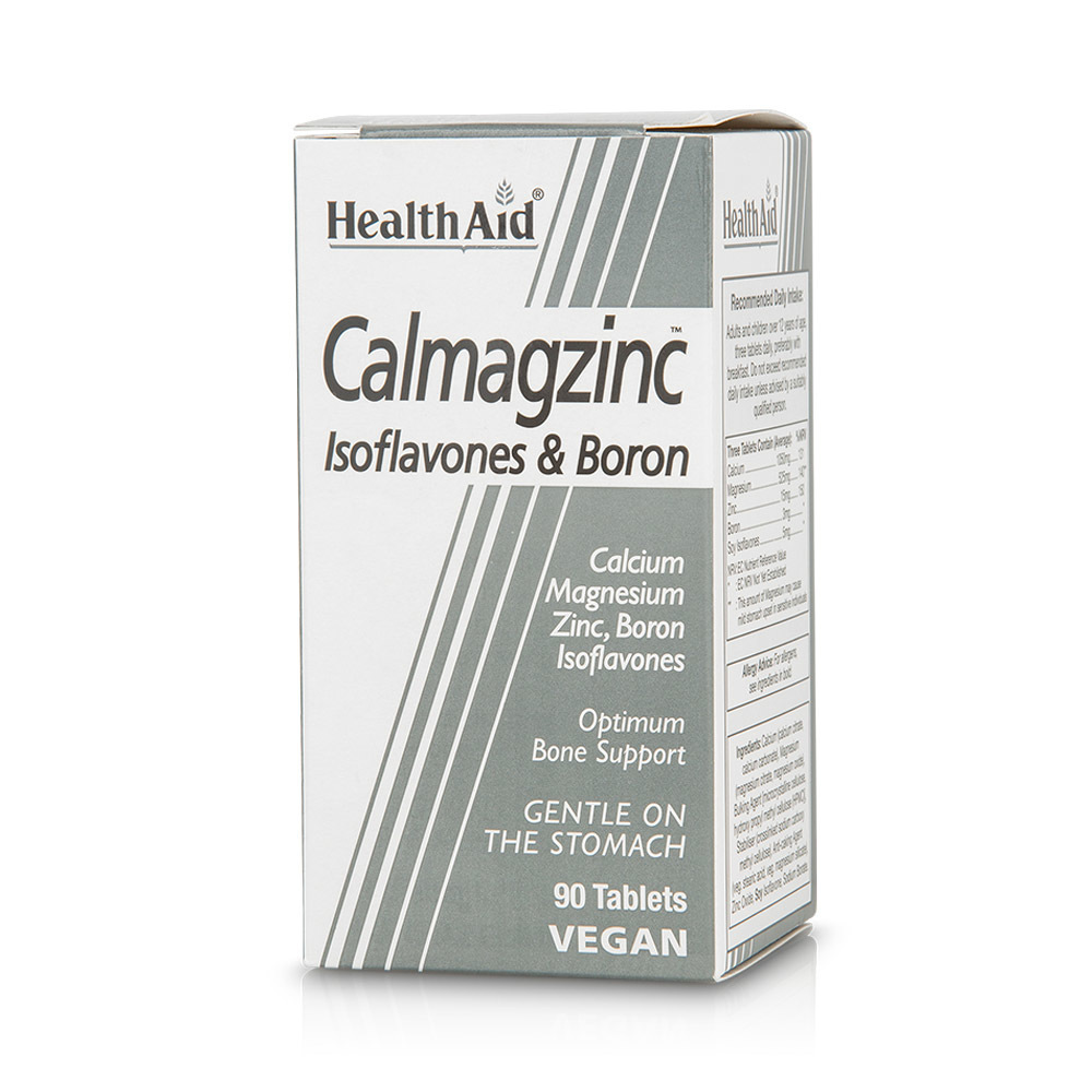 HEALTH AID - CALMAGZINC Isoflavones & Boron - 90tabs