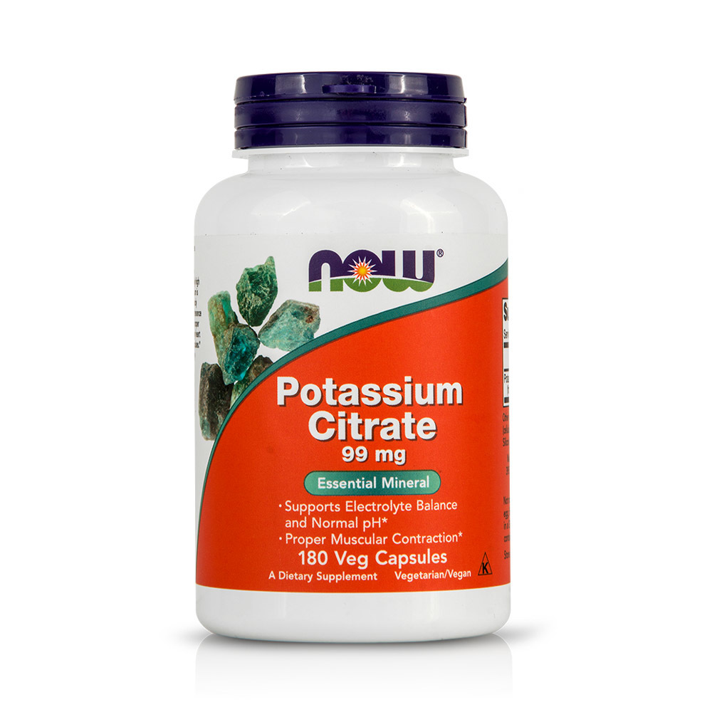 NOW - Potassium Citrate 99mg - 180caps