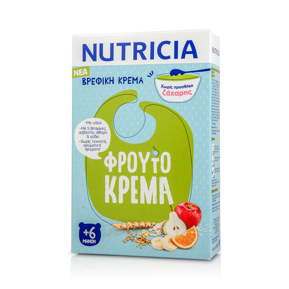 NUTRICIA - Βρεφική Κρέμα Φρουτόκρεμα από 6 μηνών - 250gr