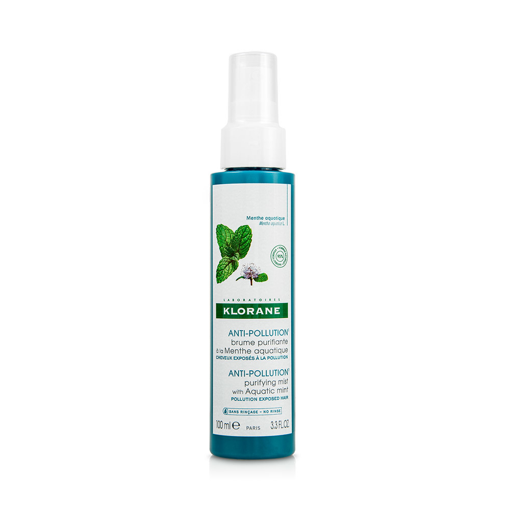 KLORANE - ANTI-POLLUTION Brume Purifiante a la Menthe Aquatique - 100ml