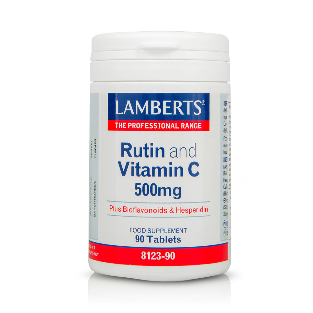 LAMBERTS - Rutin and Vitamin C 500mg - 90tabs