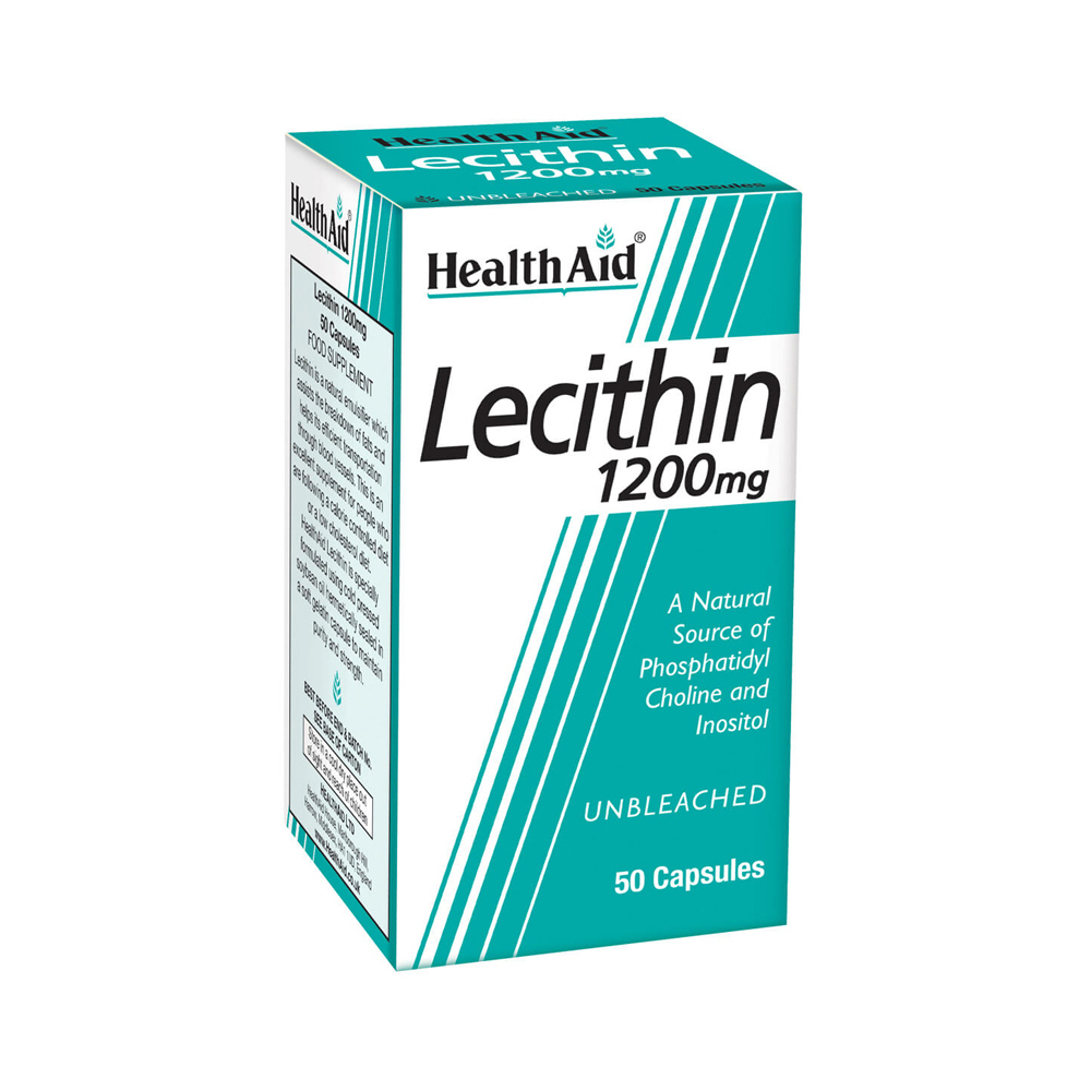 HEALTH AID - Lecithin 1200mg - 50caps