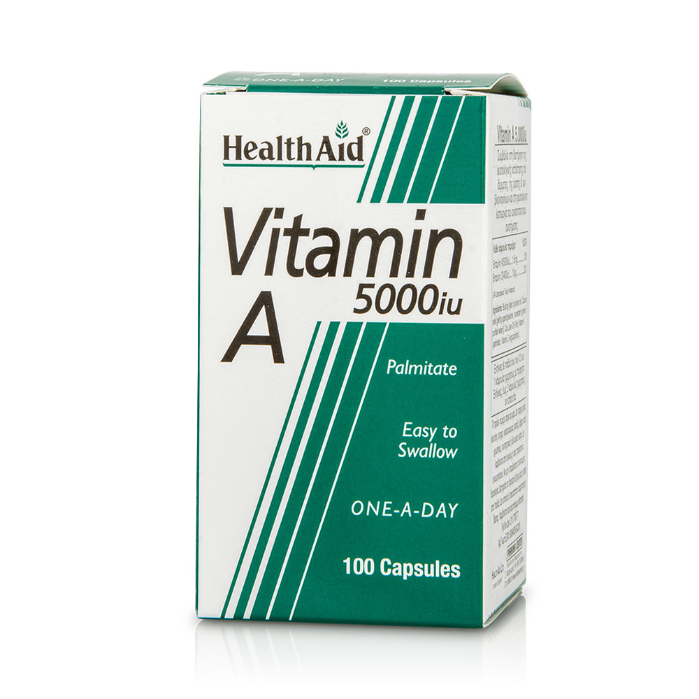 HEALTH AID - Vitamin A 5000iu -100caps