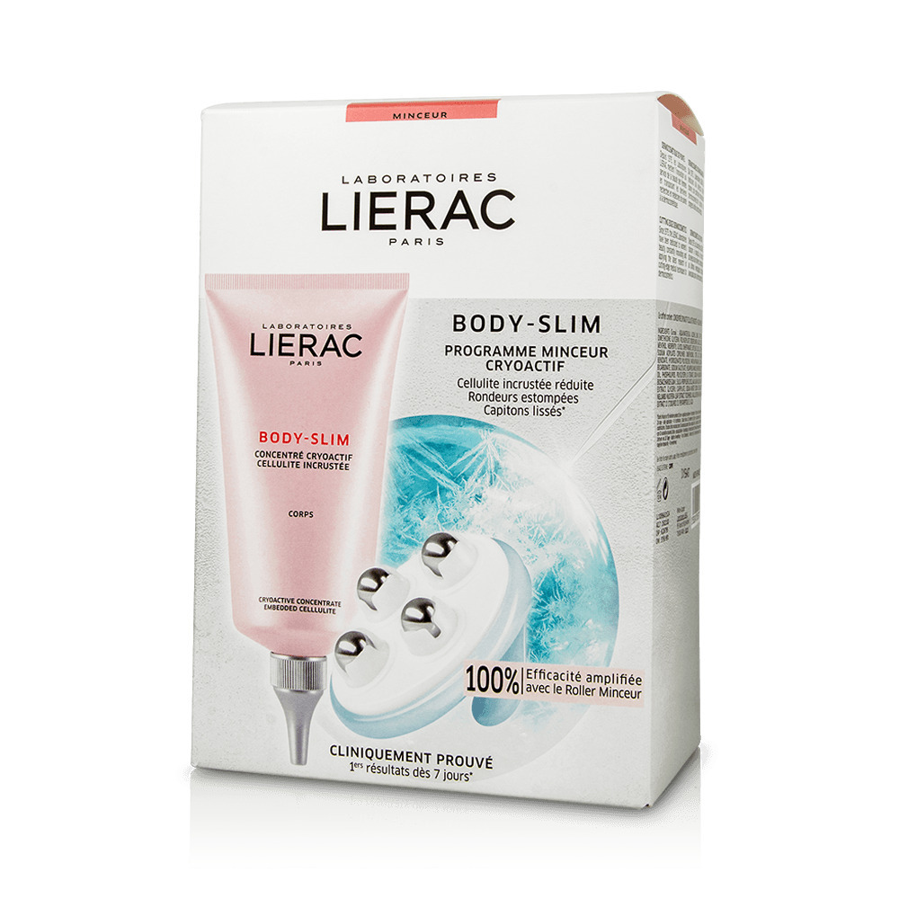 LIERAC - BODY SLIM Programme Minceur Cryoactif Concentre (150ml) & Slimming Roller