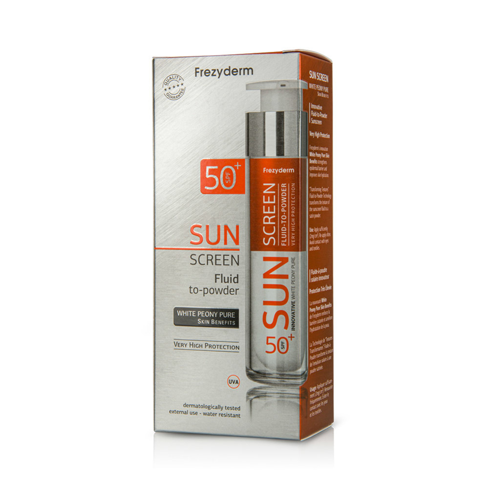 FREZYDERM - SUN SCREEN Fluide to Powder SPF50+ - 50ml