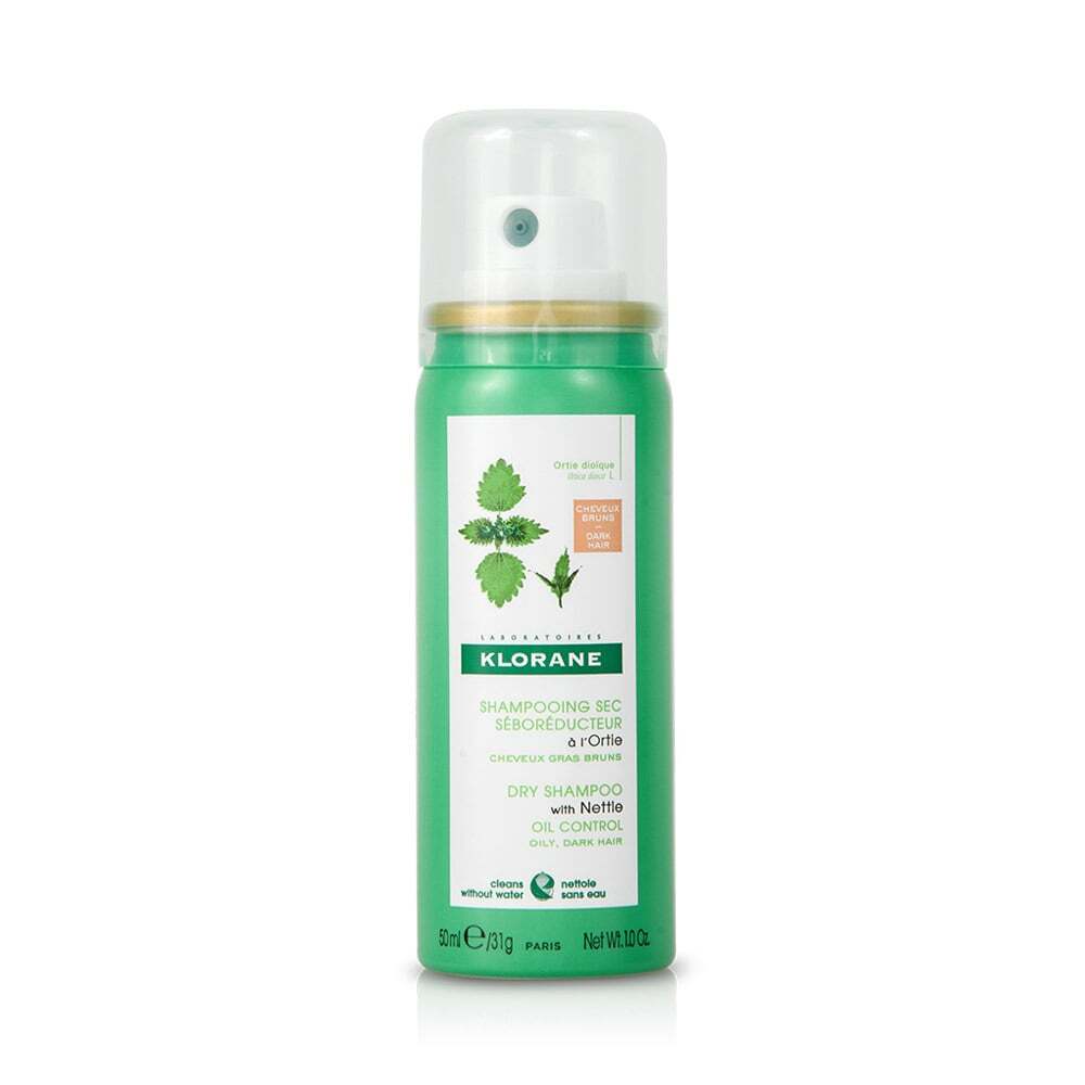 KLORANE - Shampooing Sec Seboreducteur a l'Ortie (Dark Hair) - 50ml