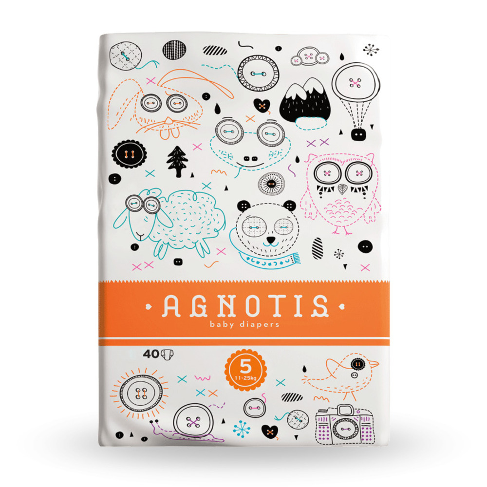 AGNOTIS - Baby Diapers Νο5 (11-25kg) - 40τεμ.