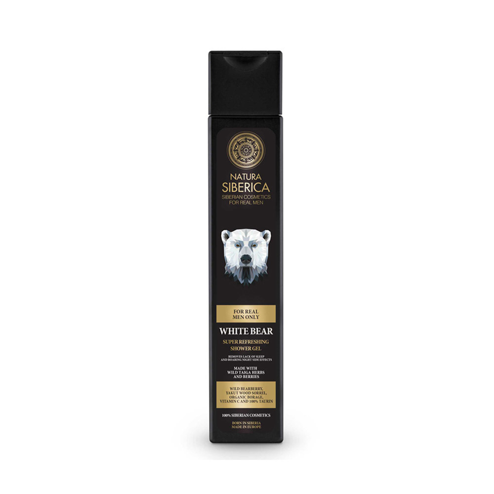 NATURA SIBERICA - MEN Super Refreshing Shower Gel White Bear - 250ml