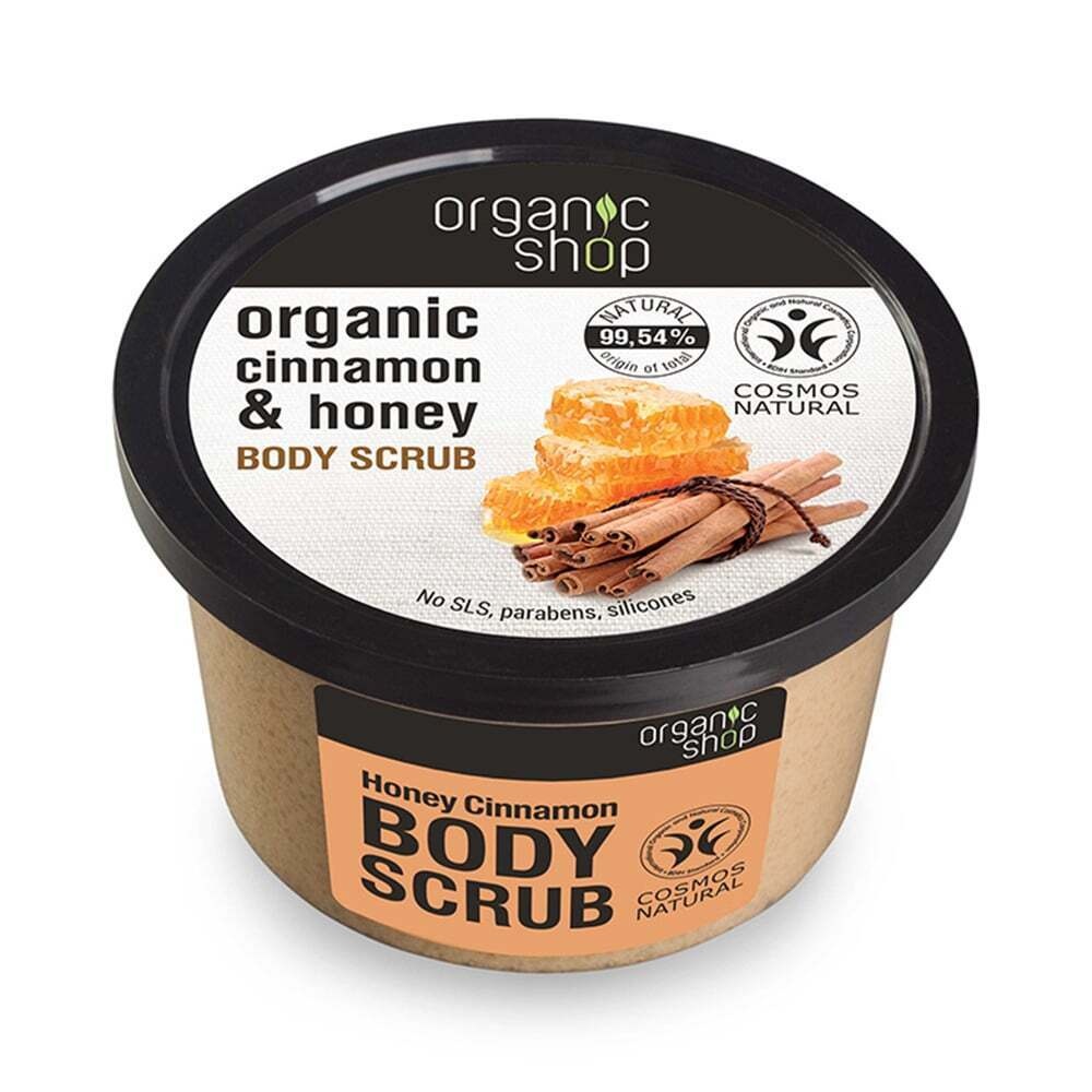 NATURA SIBERICA - ORGANIC SHOP Scrub Σώματος Κανέλα & Μέλι - 250ml