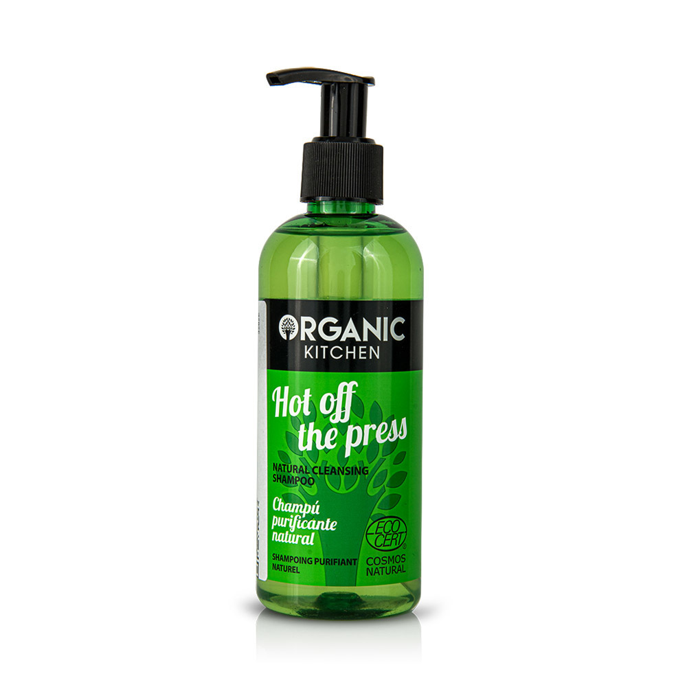 NATURA SIBERICA - ORGANIC KITCHEN Hot Off The Press Φυσικό Σαμπουάν Καθαρισμού για Ενυδάτωση και Ενίσχυση - 260ml
