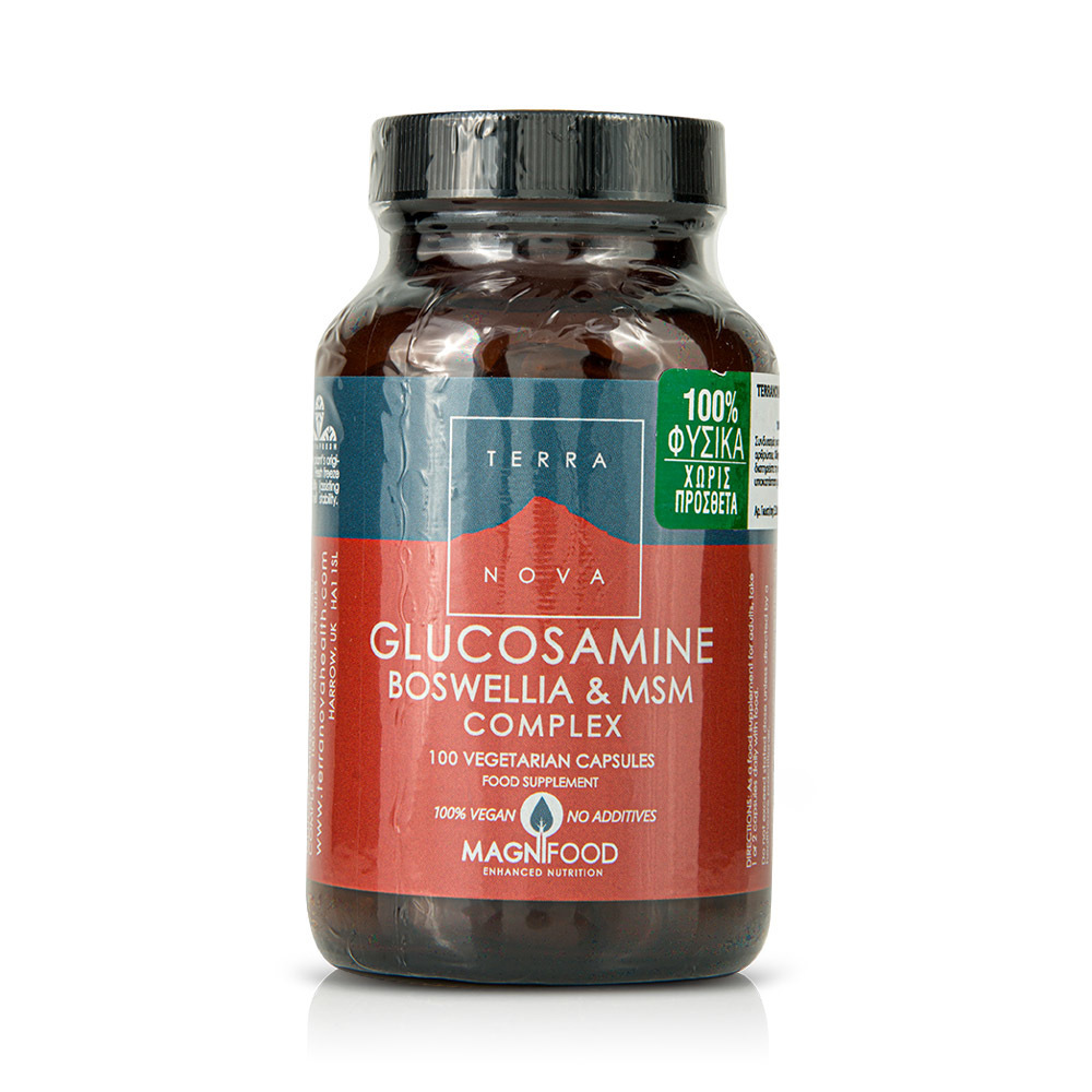 TERRANOVA - Glucosamine, Boswellia & MSM Complex - 100caps