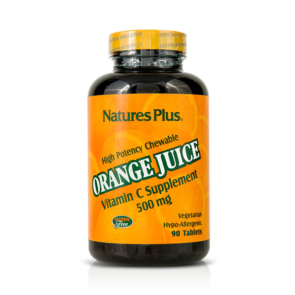 NATURES PLUS - Orange Juice Vitamin C 500mg - 90tabs