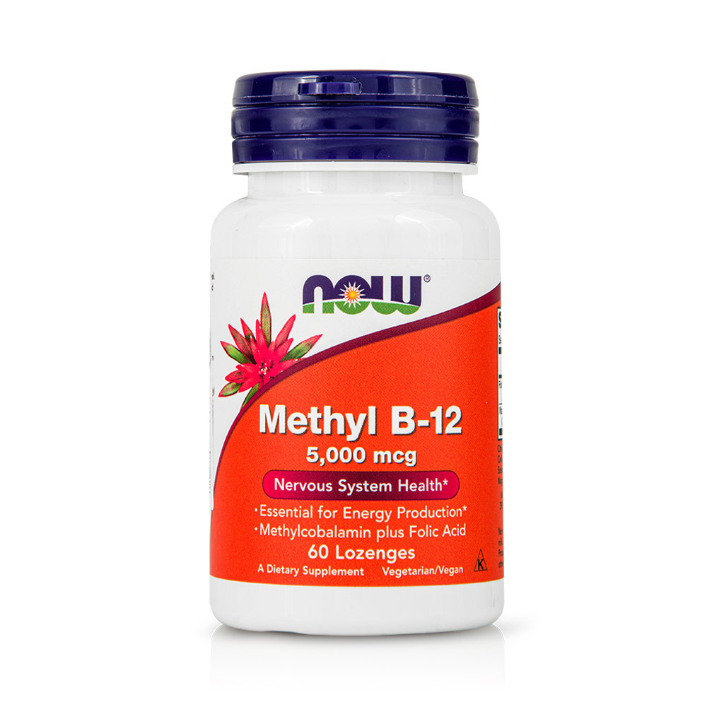 NOW - Methyl B-12 5000mcg - 60lozenges