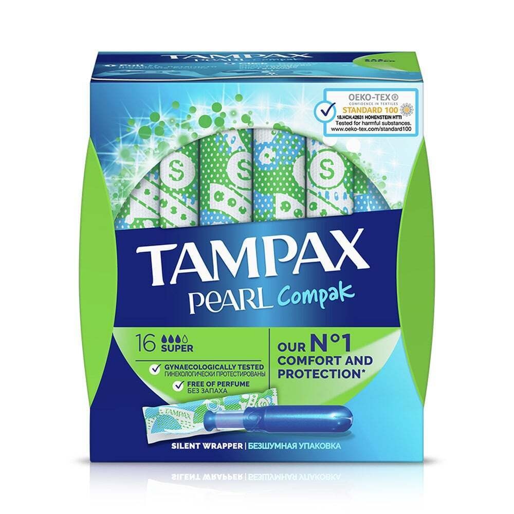 TAMPAX - Pearl Compak Super - 16τεμ.