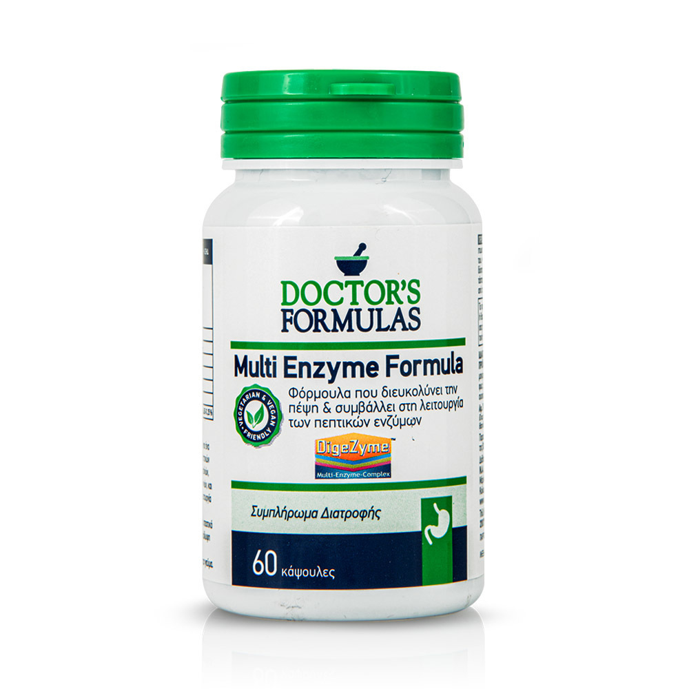 DOCTOR'S FORMULA - Multi Enzyme Formula - 60caps
