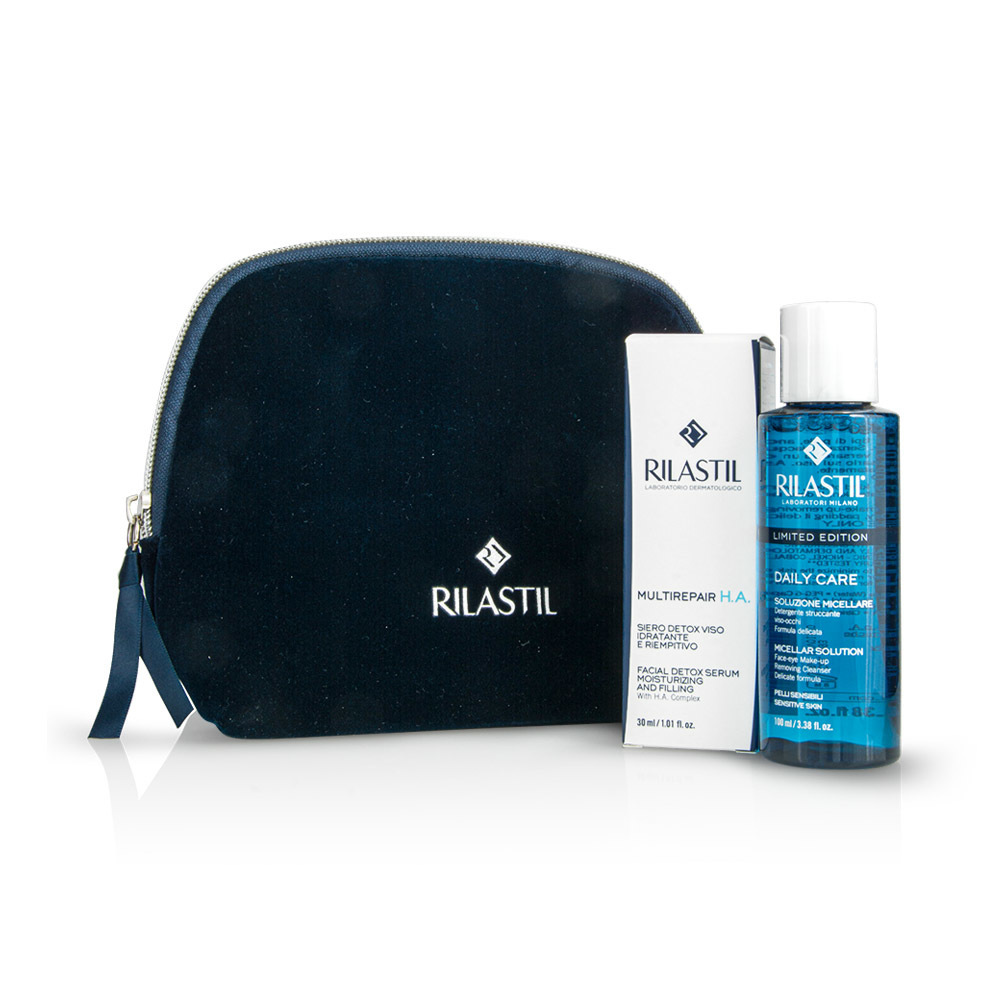 RILASTIL - PROMO PACK MULTIREPAIR H.A. Facial Detox Serum - 30ml & Daily Care Micellar Solution - 100ml