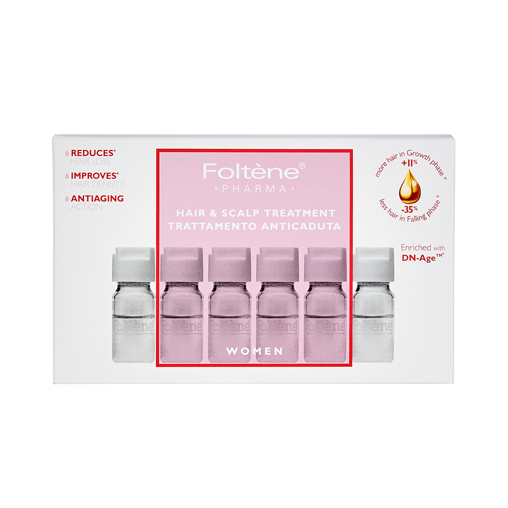 FOLTENE PHARMA - Hair & Scalp Treatment Women - 12vials