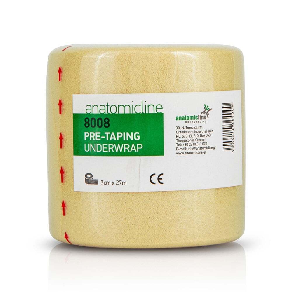 ANATOMIC LINE - Pre-Taping Under Wraping Tape Αράχνη 8008 - 7cmx27m