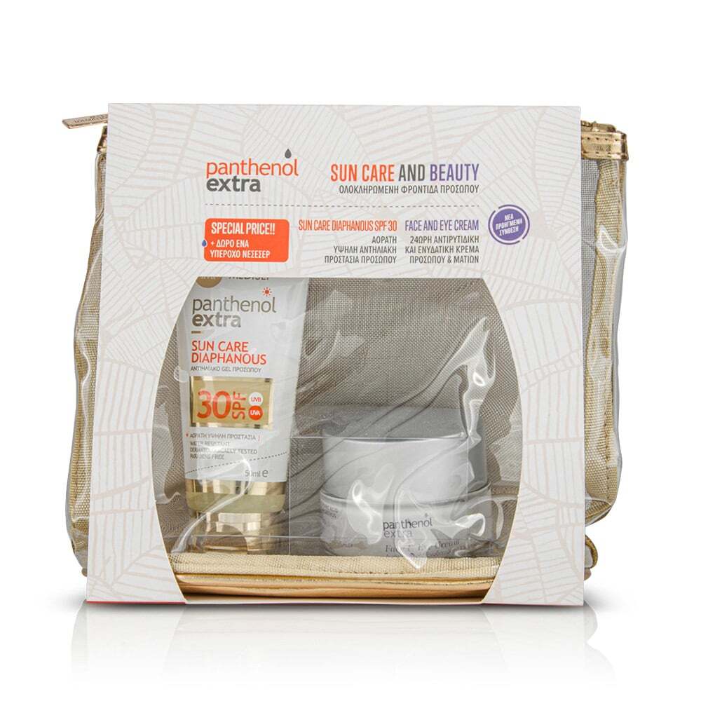 PANTHENOL EXTRA - PROMO PACK Sun Care Diaphanous SPF30 - 50ml & Face & Eye Cream - 50ml