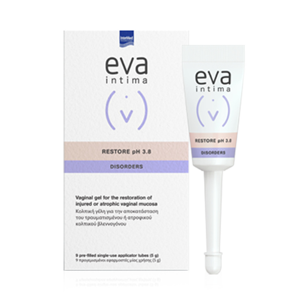 INTERMED - EVA INTIMA RESTORE Vaginal Gel pH3,8 - 9tubesx5gr