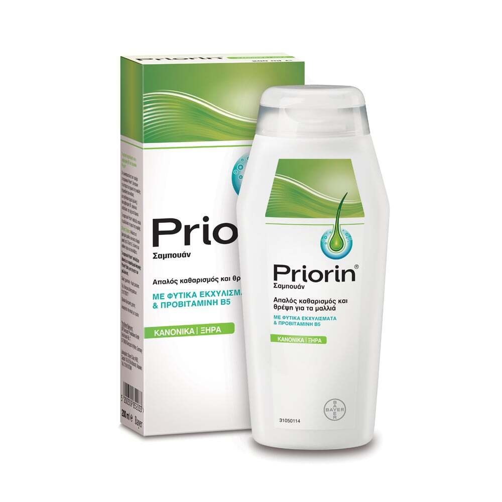 PRIORIN - Σαμπουάν για Κανονικά και Ξηρά μαλλιά - 200ml