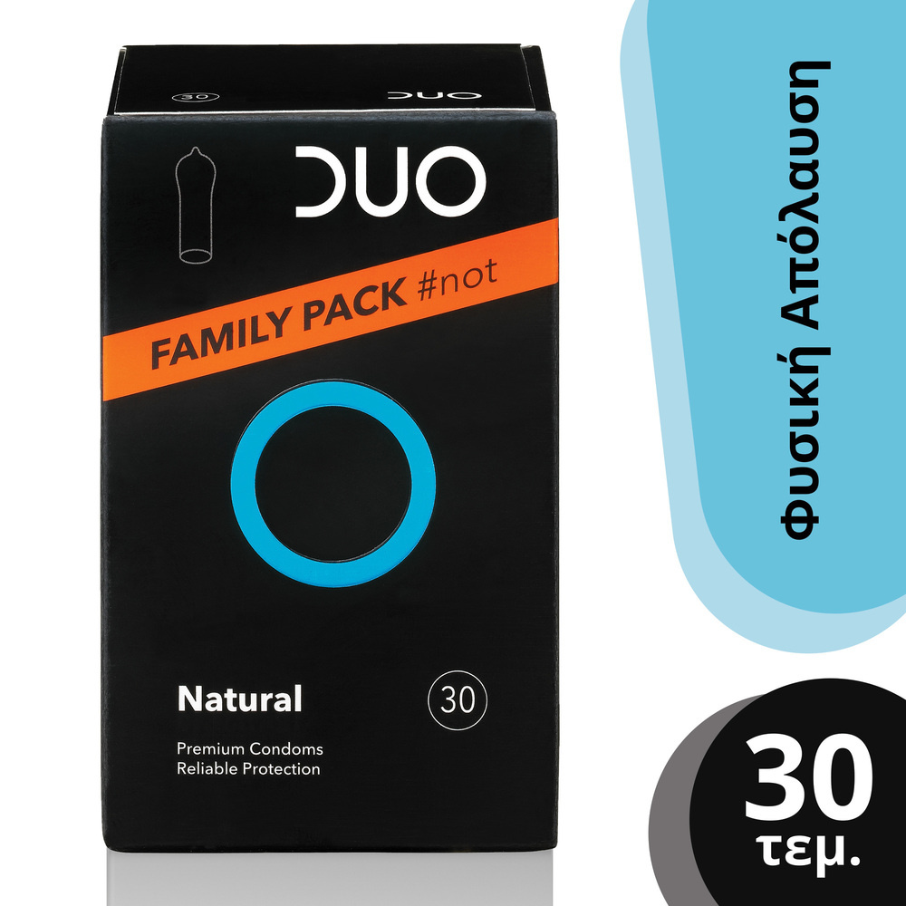 DUO - Προφυλακτικά Natural Family Not Pack - 30τεμ.