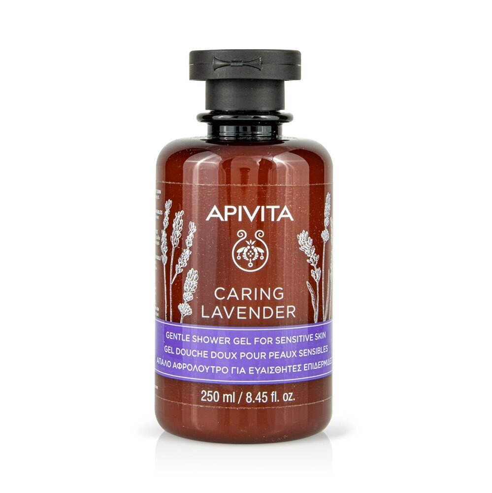 APIVITA - CARING LAVENDER Απαλό Αφρόλουτρο για ευαίσθητες επιδερμίδες - 250ml