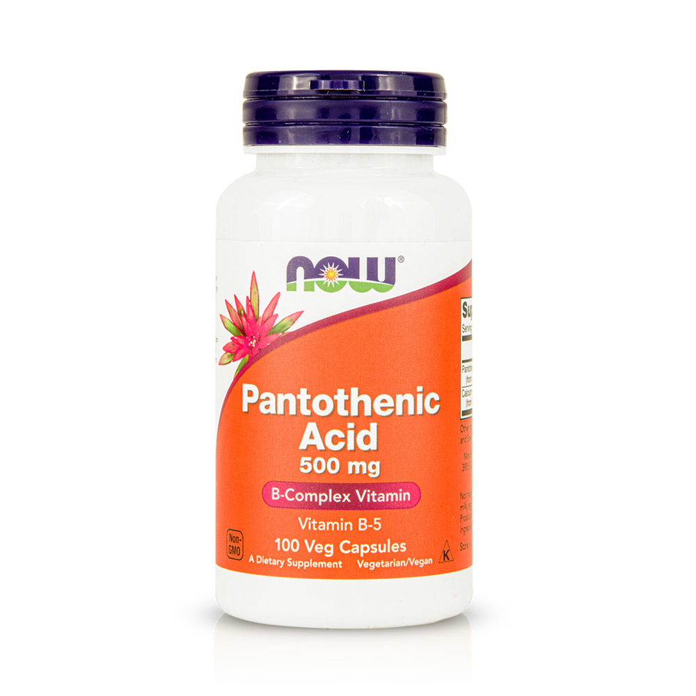 NOW - Pantothenic Acid 500mg - 100caps